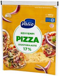 Valio kevyempi pizza 17 % juustoraaste e400 g