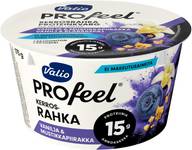 Valio PROfeel® kerrosrahka 175 g vanilja & mustikkapiirakka laktoositon