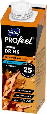 Valio PROfeel® proteiinijuoma salted caramel 250 ml UHT laktoositon