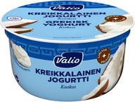 Valio kreikkalainen jogurtti kookos kausimaku laktoositon 150 g