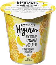 Juustoportti Hyvin jogurtti 150 g banaani laktoositon