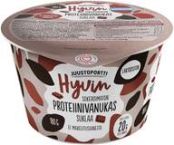 Juustoportti Hyvin proteiinivanukas 180 g suklaa laktoositon