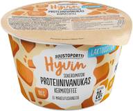 Juustoportti Hyvin proteiinivanukas 180 g kermatoffee laktoositon