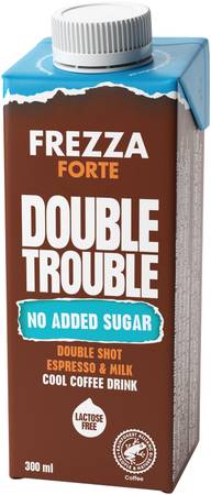 Frezza Forte Double Trouble 300 ml maitokahvijuoma ei lisättyä sokeria laktoositon
