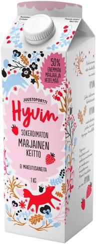 Juustoportti Hyvin mehukeitto 1 kg marjainen