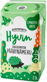 Juustoportti Hyvin mehu 2 dl päärynä