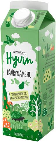 Juustoportti Hyvin mehu 1 l päärynä