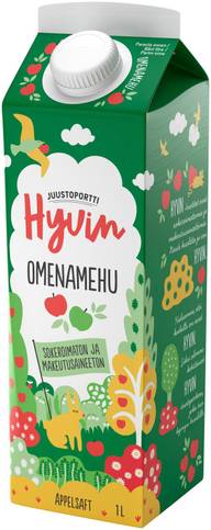 Juustoportti Hyvin mehu 1 l omena