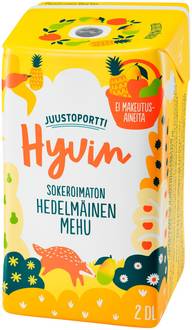 Juustoportti Hyvin mehu 2 dl hedelmäinen