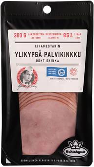 Huhtahyvät Lihamestarin Ylikypsä Palvikinkku Kotimainen 300g