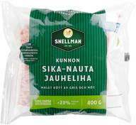 Snellman Kunnon sika-nauta jauheliha 23 % 400 g