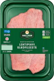 Snellman Maatiaispossun lehtipihvi ulkofileestä 2 kpl 240g