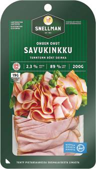 Snellman Ohuen ohut savukinkku 200g
