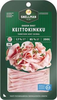 Snellman Ohuen ohut keittokinkku 200g