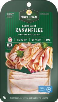 Snellman Ohuen ohut kananfilee 180g