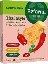 Reformi Luomu mausteliemikuutio thai style 66g 6kpl