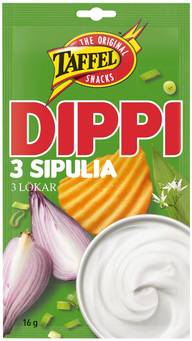 Taffel 3 sipulia dippi 16g