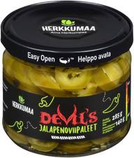 Herkkumaa Devil's Jalapenoviipaleet 285/140 g