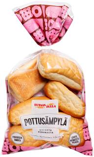 PutaanPulla Pottusämpylä 6 kpl/340g vehnä-perunasämpylä