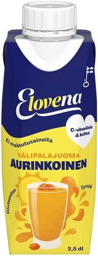 Elovena 2,5dl aurinkoinen välipalakaurajuoma