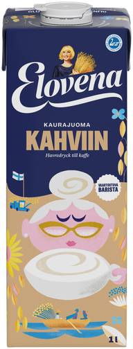 Elovena 1l kaurajuoma kahviin