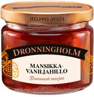 Dronningholm Mansikka-vaniljahillo 280 g