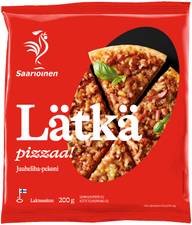 Saarioinen Lätkäpizza, jauheliha-pekonipizza 200g