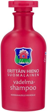 Erittäin Hieno Suomalainen Vadelmashampoo 300ml