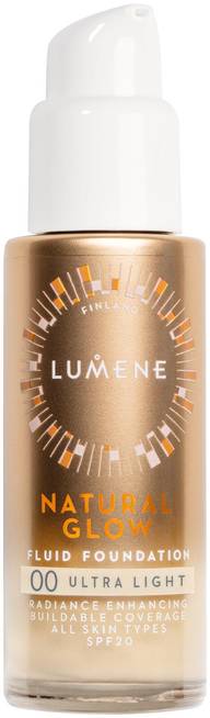 Lumene Natural Glow Heleyttävä meikkivoide SK20 00 Ultra Light 30 ml
