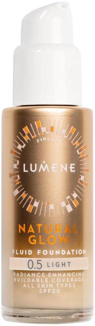 Lumene Natural Glow Heleyttävä meikkivoide SK20 0.5 Light 30 ml