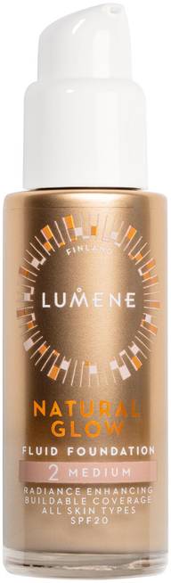 Lumene Natural Glow Heleyttävä meikkivoide SK20 2 Medium 30 ml