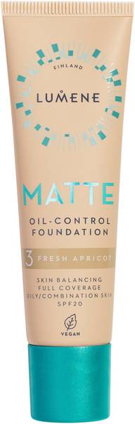 Lumene Matte Oil-control Mattameikkivoide SPF20 3 Fresh Apricot 30 ml