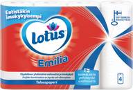 LOTUS Emilia valkoinen talouspaperi 4 rll