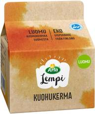 Arla Lempi Kuohukerma luomu 2 dl