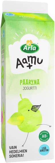 Arla Aamu+ AB 1kg laktoositon Päärynäjogurtti