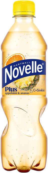 Hartwall Novelle Plus C + Sinkki Appelsiini-Ananas vitaminized water0,5 l