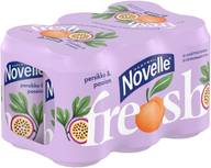 6 x Hartwall Novelle Fresh Persikka-Passion kivennäisvesi 0,33 l