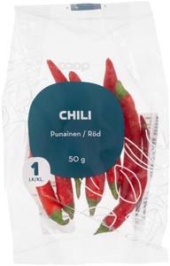 Coop Chili punainen 50g medium 5