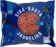 Kotimaista sika-nauta jauheliha 23 % 400 g