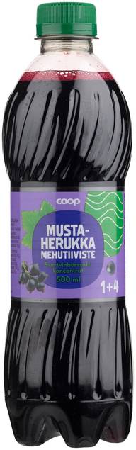 Coop mustaherukka mehutiiviste 1+4 0,5l