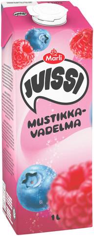 Marli Juissi Mustikka-vadelmamehujuoma 1 L