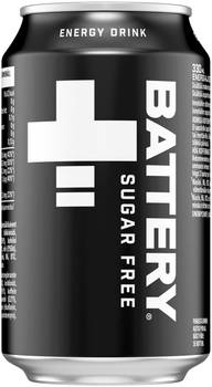 Battery Sugar Free energiajuoma tölkki 0,33 L