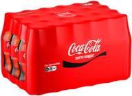 24-pack Coca-Cola Zero Sugar virvoitusjuoma muovipullo 0,33 L