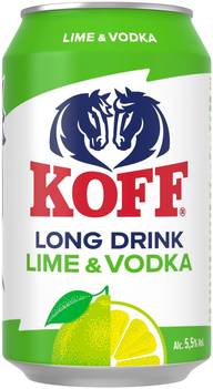 Koff Long Drink Lime  5,5 til-% tölkki 0,33 L