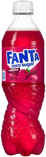 Fanta Vadelma Zero virvoitusjuoma muovipullo 0.5 L