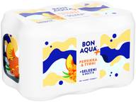 6-pack Bonaqua + Persikka & Tyrni Hiilihapotettu juoma tölkki 0.33 L