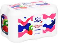 6-pack Bonaqua + Mansikka & Kiivi Hiilihapotettu juoma tölkki 0.33 L