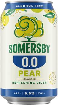 Somersby Pear alkoholiton päärynäsiideri 0,0 % tölkki 0,33 L