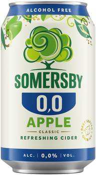 Somersby Apple alkoholiton omenasiideri 0,0 % tölkki 0,33 L