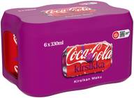 6-pack Coca-Cola Original Taste Kirsikka virvoitusjuoma tölkki 0,33 L